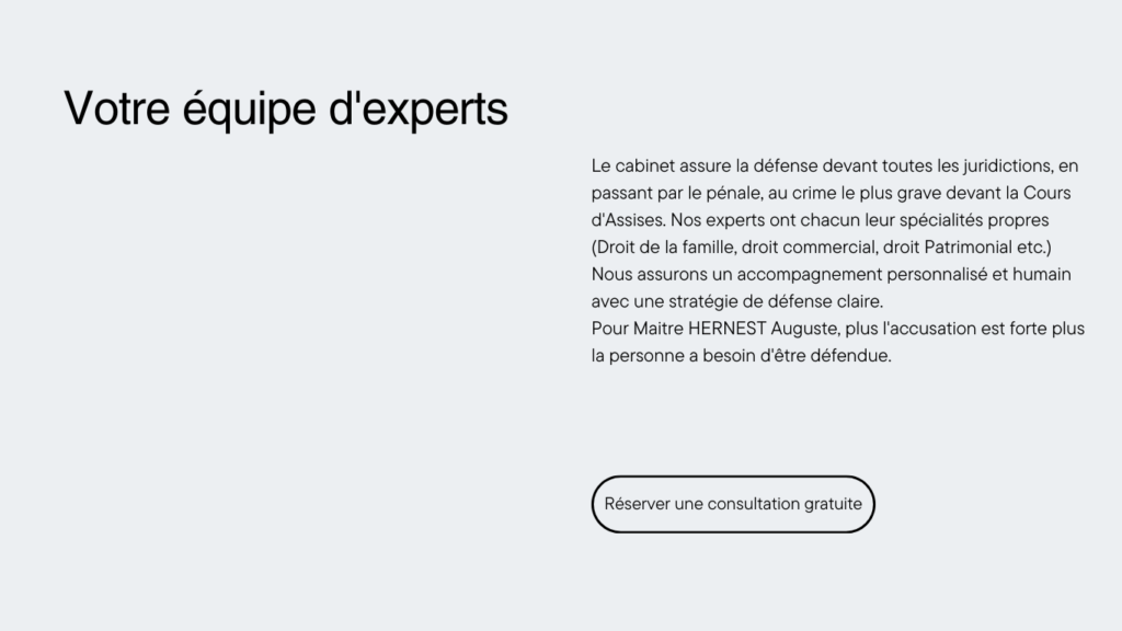 Site Web Avocats