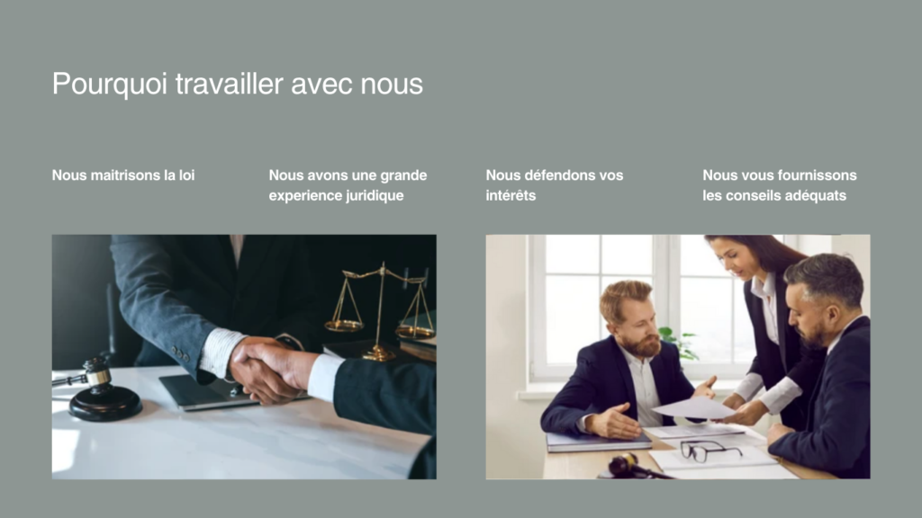 Site Web Avocats